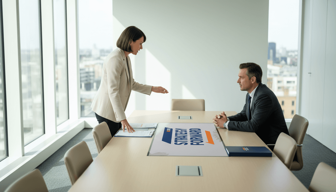 Strategic recommendations presentation meeting